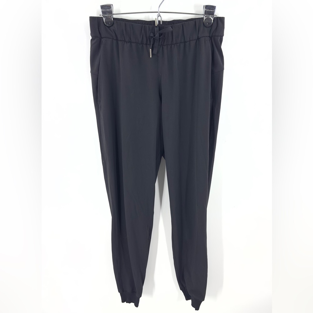 Lululemon On The Fly Joggers Womens Size 6 Black Athletic Pants Athleisure Yoga - Picture 13 of 13